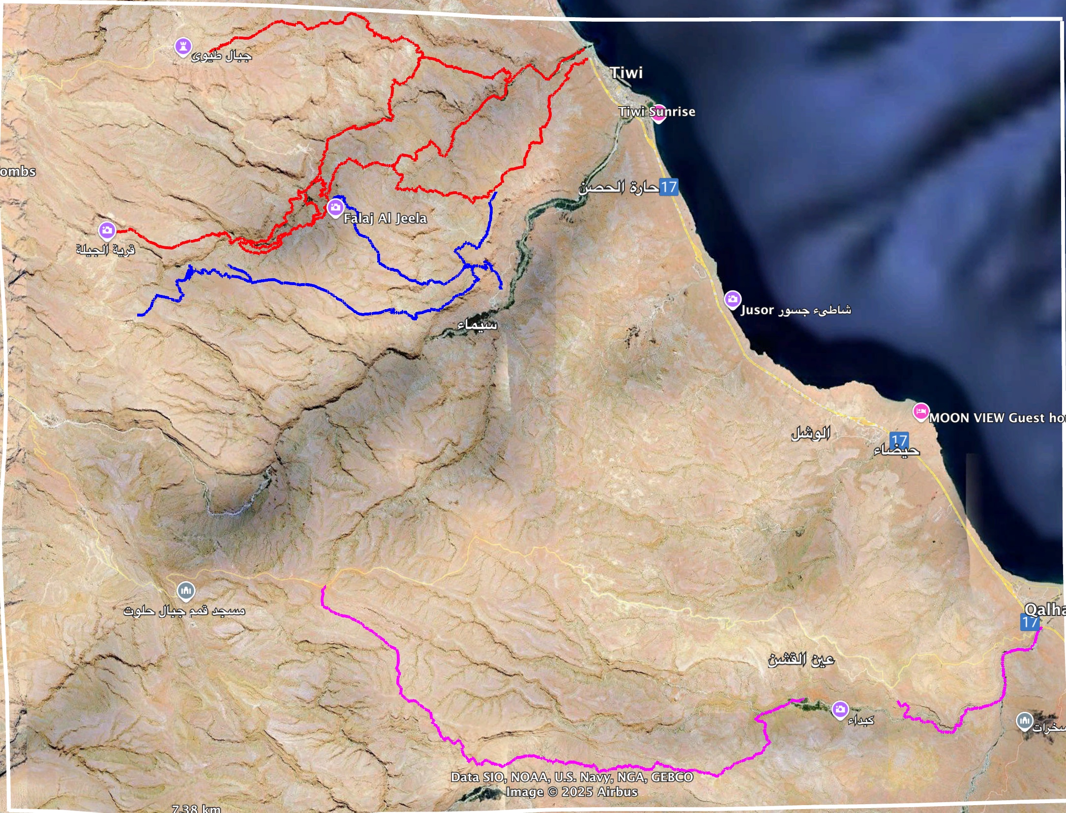 Eastern Hajar tracks